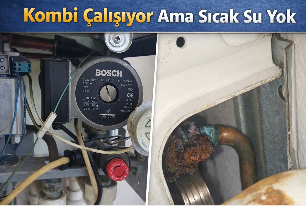 Kombi Çalışıyor ama Sıcak Su Yok