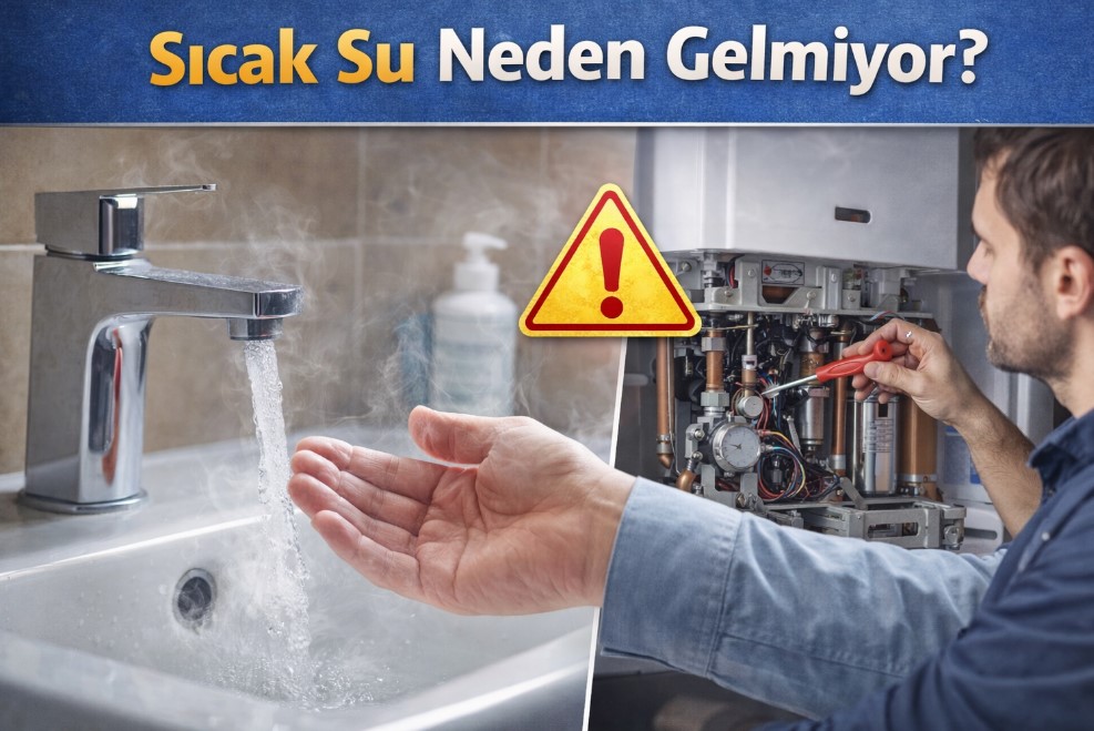 Kombiden Sıcak su gelmiyor