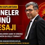 1- HAK-PAR Genel başkanı Düzgün Kaplandan Anlamlı Mesaj