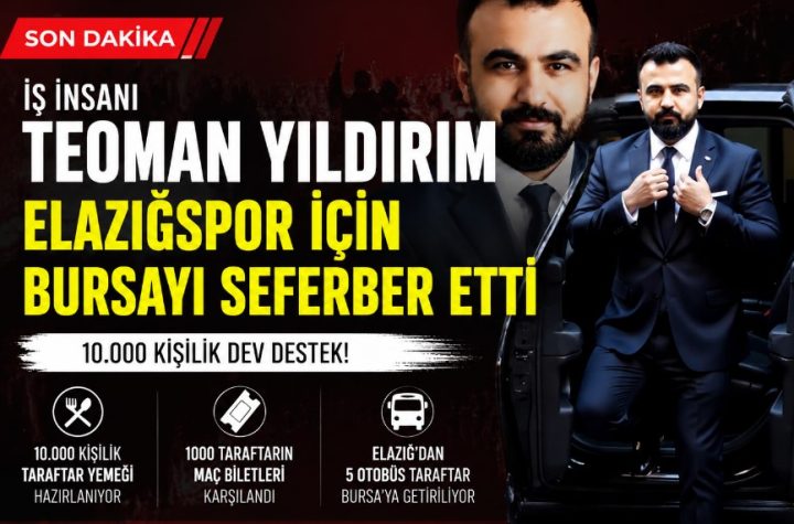 Teoman Yıldırımdan Elazığspor için destekler devam ediyor