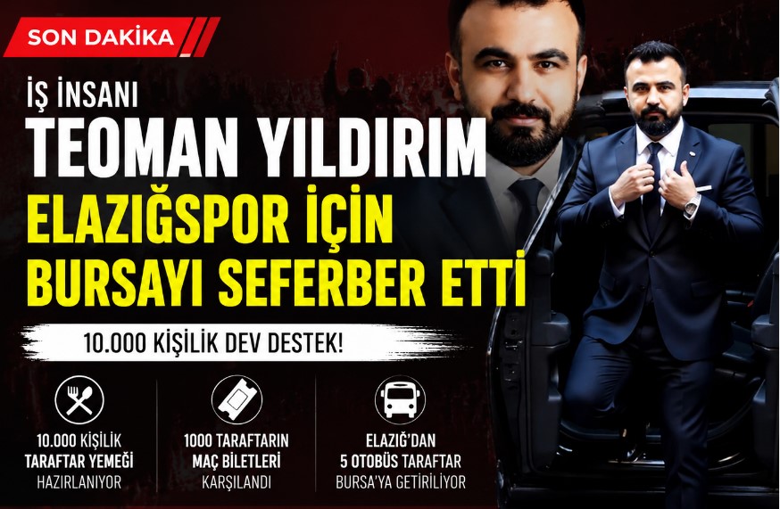 Teoman Yıldırımdan Elazığspor için destekler devam ediyor